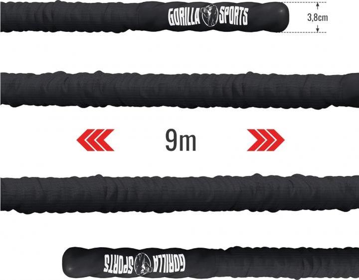 Image du produit Gorilla Sports Battle Rope dans diff. Longueurs et épaisseurs