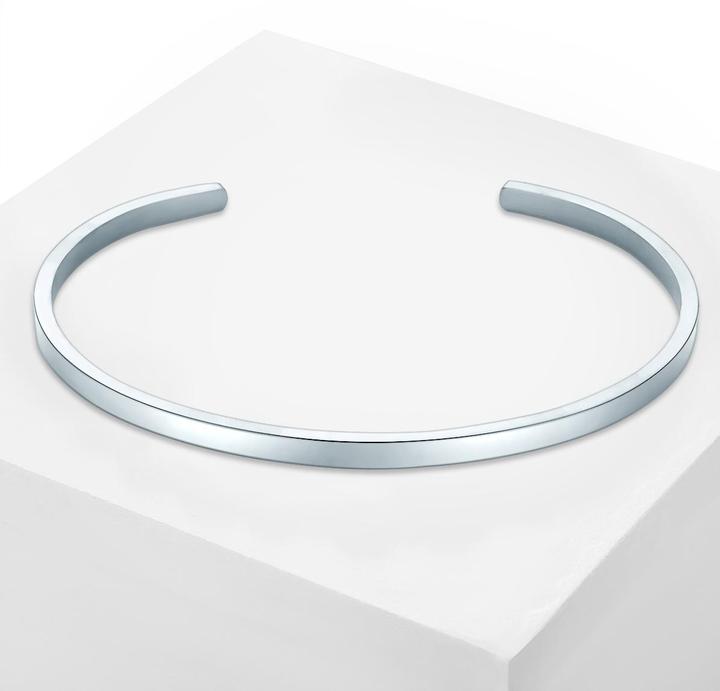 Produktbild True Rebels Herren Edelstahl Silber 18,0 cm - 21,0 cm - 34140 (21 cm, Edelstahl)