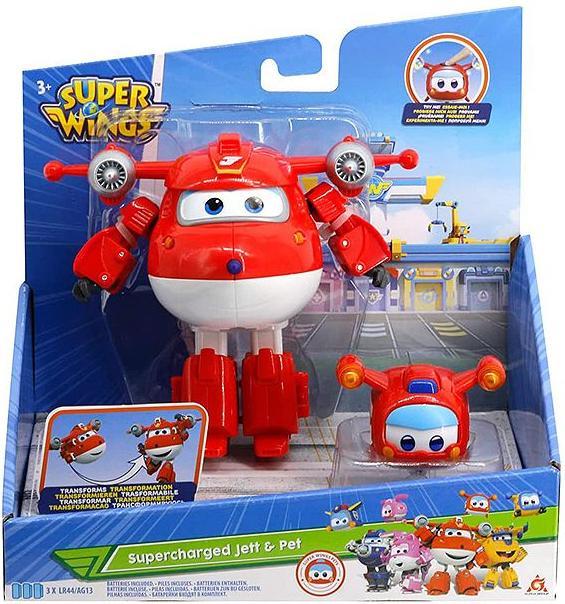 Produktbild Super Wings Transforming Jett + Super Pet Jett