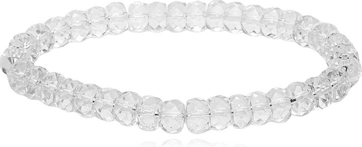 Actual product image Leyda Rock crystal bracelet (Coloured stone)