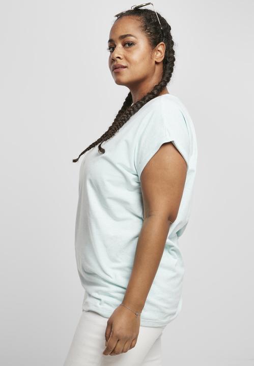 Actual product image Urban Classics Ladies Color Melange Extended Shoulder Tee (4XL)