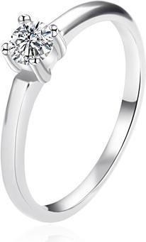 Produktbild Agato - Charming silver ring with zircon AGT-R05W - Circuit: 58 mm (58)