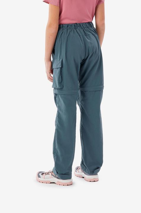 Image du produit Quechua Pantalon modulable de randonnée junior, MH500 bleu (10, 11, 12)