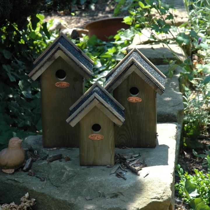 Actual product image Esschert Design Nesting box great tit with bitumen roof
