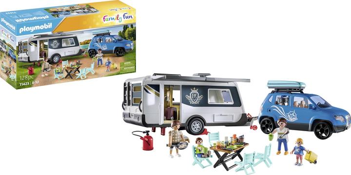 Actual product image Playmobil 71423 Caravan with car (71423, Playmobil Family Fun)