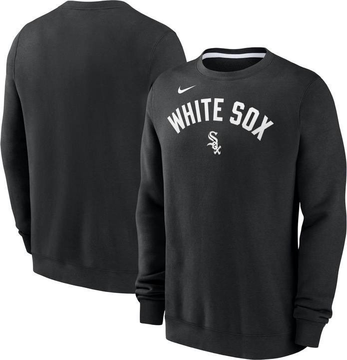 Nike Chicago White Sox NikeTwill Crew Neck Fleece L (L)