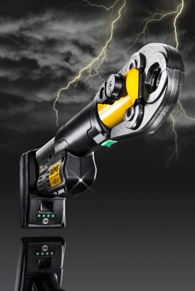 Actual product image Rems Mini-Press S 22 V ACC cordless radial press with forced drain in L-Boxx + 1 x 1.5 Ah battery +