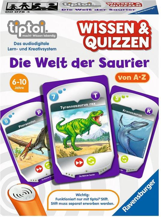 Produktbild tiptoi Welt der Saurier (Deutsch)