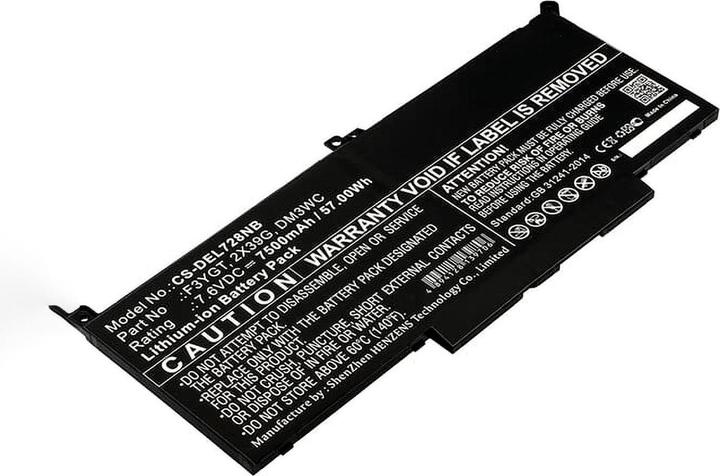 Immagine prodotto AGI Accumulatore compatibile con Dell Latitude 14 7490 - Lithium - 7.500 mAh (7500 mAh)