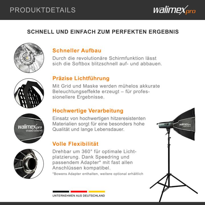 Actual product image Walimex pro Studio Octa 60 (Soft boxes, 60 cm)
