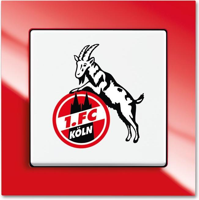 Image du produit Busch-Jaeger Insert Interrupteur inverseur Axcent rouge, blanc, noir 2000/6 UJ/04 (2000/6 UJ/04)