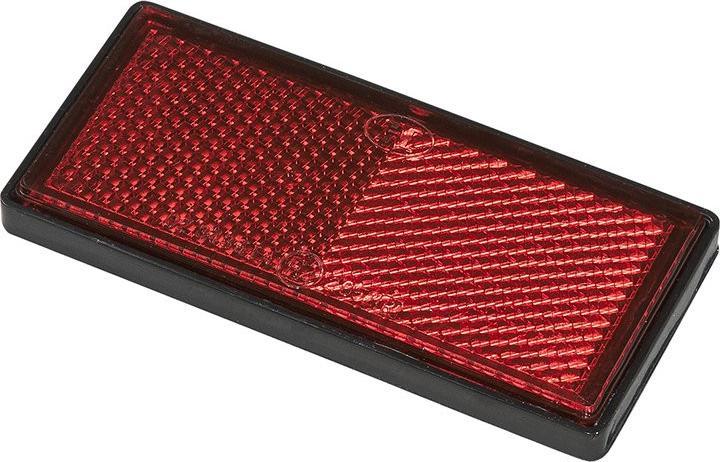 Immagine prodotto ProPlus Riflettore rosso 85x39mm autoadesivo con piastra di base 2pz. in blister