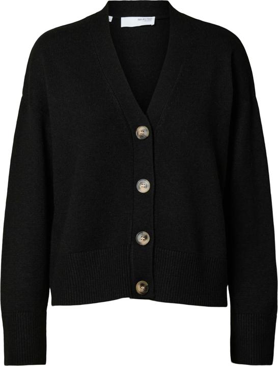 Produktbild Selected Femme Slflara Ls Knit V-Neck Cardigan Bf (XL)