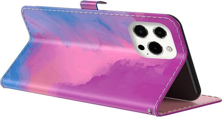 Immagine prodotto Art Custodia a libro per iPhone 13 Pro Custodia con slot per carte Pink Purple (Apple iPhone 13 Pro)