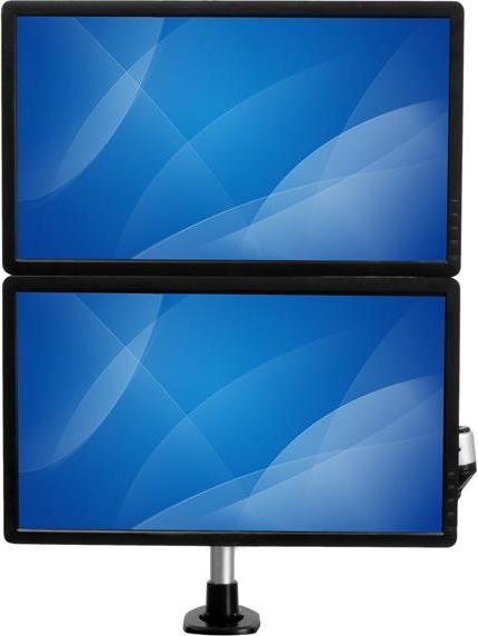 Immagine prodotto StarTech Supporto Per Doppio Monitor - Impilabile (Tavolo, 30")