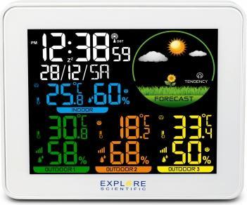 Actual product image Oregon Scientific OXS058 digital weather station White Battery