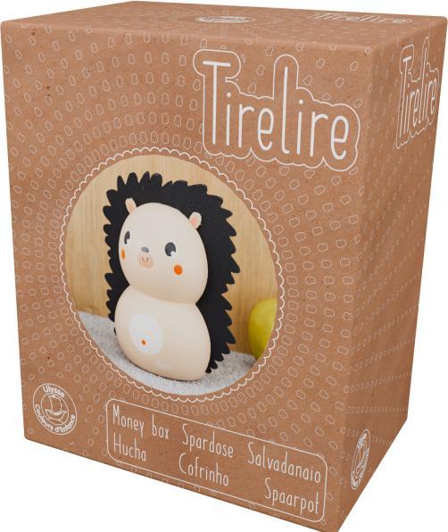 Actual product image Ulysse Couleurs d'Enfance Pretty hedgehog piggy bank