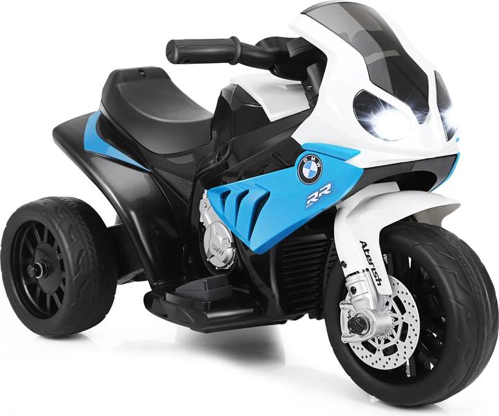 Produktbild Homcom Kinder Elektro Motorrad mit Licht- und Soundeffekte BMW S1000 RR blau (6 V)