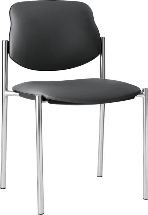 Actual product image Nowy Styl Stacking chair Styl, without armrests, leather look, various colors, stackable up to 6 pcs.
