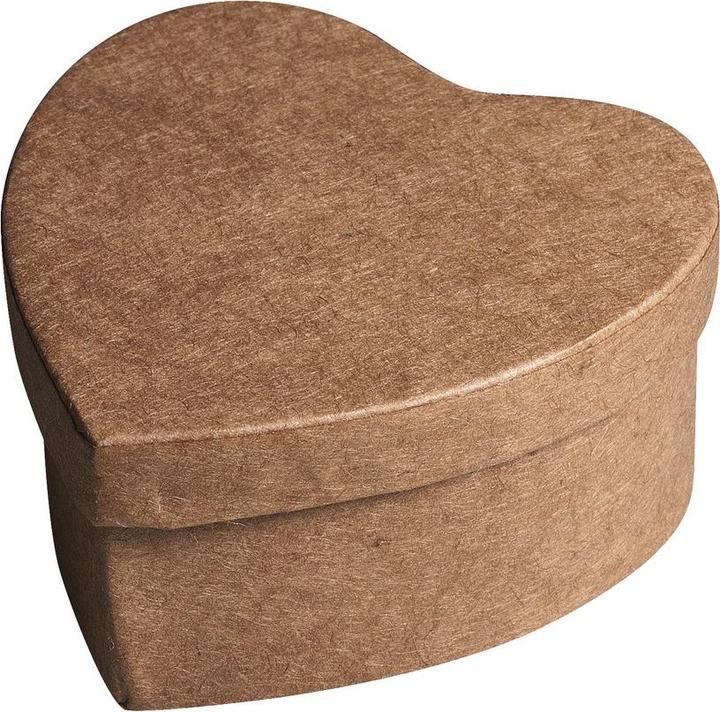 Actual product image Rayher Papier-mâché boxes set of 4 heart FSC 6cm