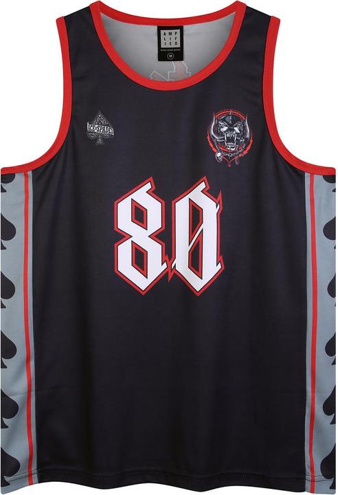 Actual product image Amplified Mens Live To Win Motorhead Basketball Jersey (S)