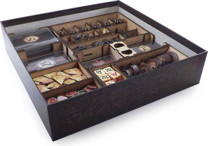 Actual product image Feldherr MAUS - Board game organiser for and mysticism and expansion Heart of Glürm (Wood)