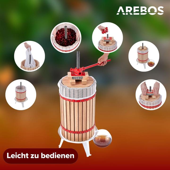 Image du produit Arebos Presse à fruits (Fiche CH)