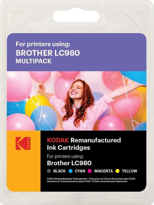 Produktbild Kodak Supplies 185B098121 Tinte (4) 250 Seiten Schwarz und 3x 200 Seiten color 9ml schwarz und 3x 5m