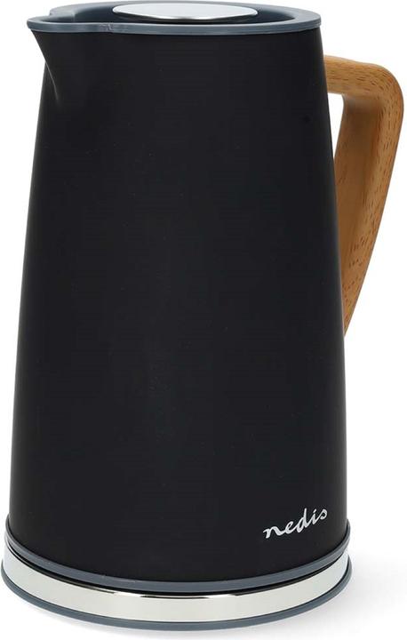 Immagine prodotto Nedis Bollitore | 1,7 l | Soft-Touch | Nero | Ruota di 360 gradi | Elemento riscaldante nascosto | S (1.70 l)