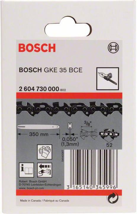 Immagine prodotto Bosch Professional Zubehör Accessori per catene di ricambio 26047 (Motosega, Spada a catena)