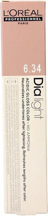 Produktbild L'Oréal Professionnel DIA LIGHT gel-creme acide sans amoniaque #6,34 50 ml (#6,34)