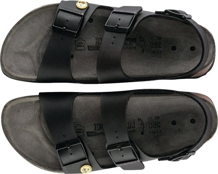 Actual product image Birkenstock Milano ESD Birko-Flor Black (43)