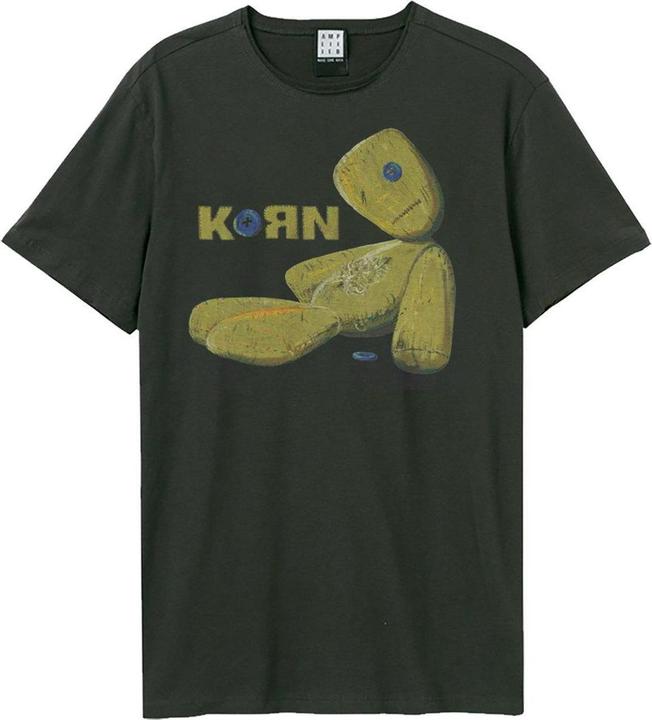 Actual product image Amplified Unisex Adult Issues Korn T-Shirt (S)