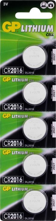 Immagine prodotto GP Batteries Cella al litio (5 pz., CR2016, 90 mAh)