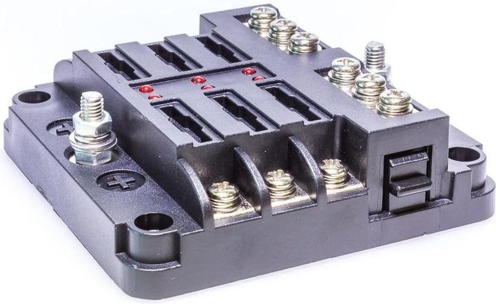Actual product image Swaytronic Fuse holder distributor-6-fold (Solar system mounting material)
