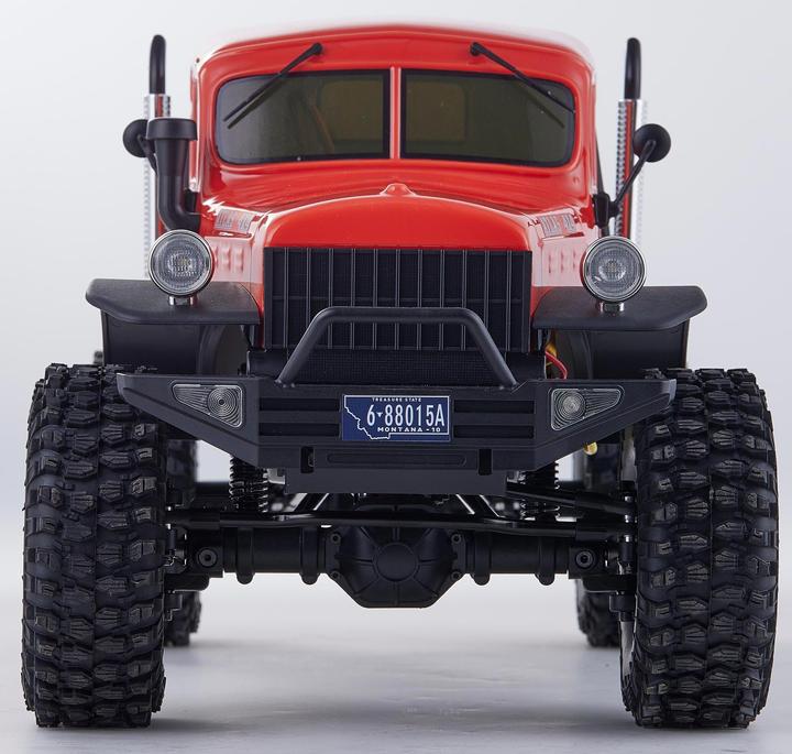 Immagine prodotto RocHobby Scala Crawler Atlas Mud Master 4WD Rosso, ARTR, 1:10 (RTR pronto all'uso)