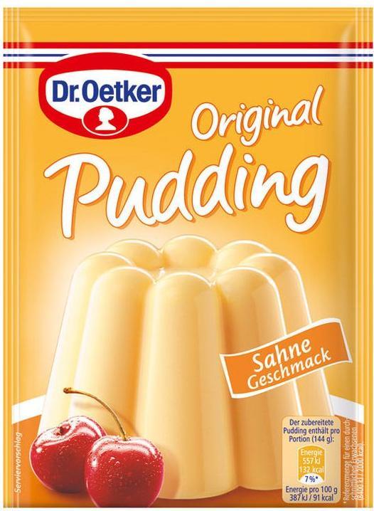 Produktbild Dr. Oetker Orig.Pudding Sahne (111 g)