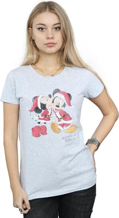 Immagine prodotto Disney Mickey And Minnie Christmas Kiss Maglietta Donna (S)