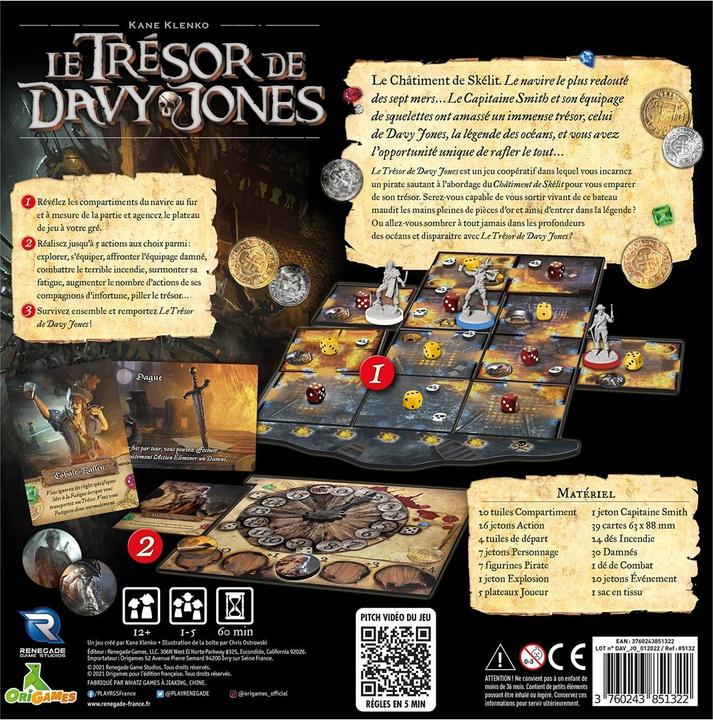 Image du produit Origames Le Trésor Davy Jones f (Français)
