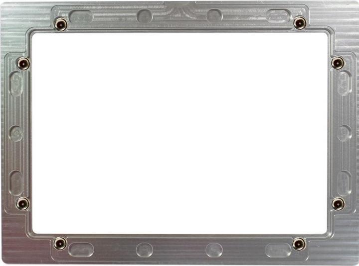Image du produit Allnet touch display tablet 10 zoll zbh cache pour cadre de montage argent étroit (10", Argent)