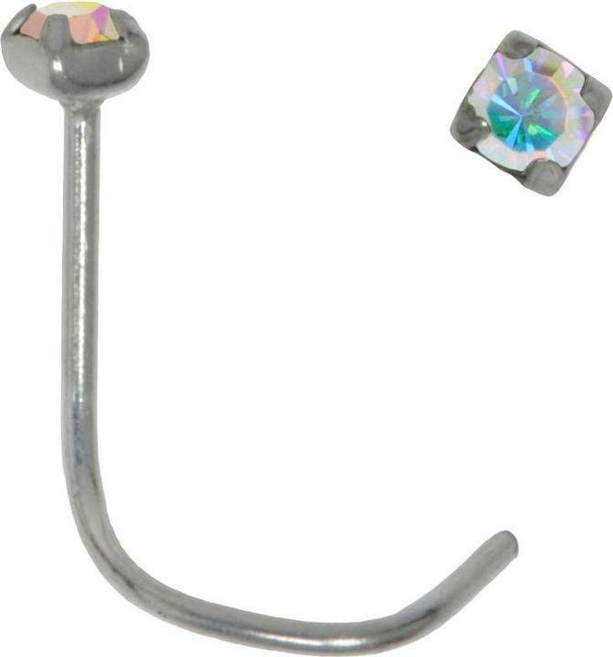 Produktbild Bijouteria Nasenpiercing (Kristall, Silber 925)