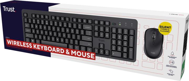 Actual product image Trust Ody Ii Wl Keyboard Mouse Blk D (DE, Wireless)