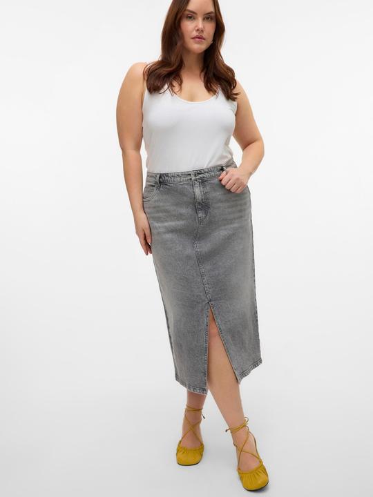 Produktbild Vero Moda VMCVERI Hohe Taille Langer Rock Jeansrock (48)