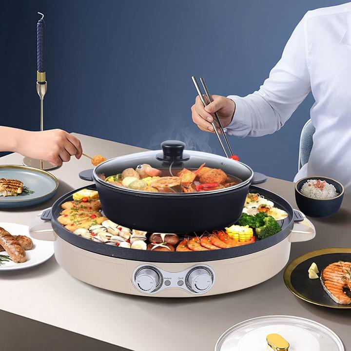 Actual product image Charocean Multifunktionaler Elektrogrill und Hotpot