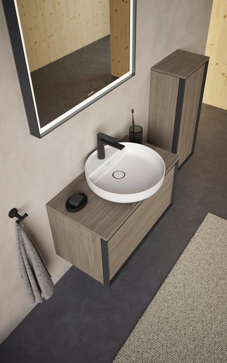 Actual product image Duravit EH-WT-MI M Tulum Ausl 135 o ZAG black matt
