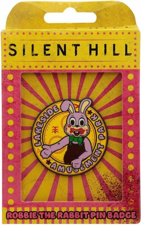 Actual product image Fanattik Silent Hill pin badge Robbie the Rabbit Limited Edition