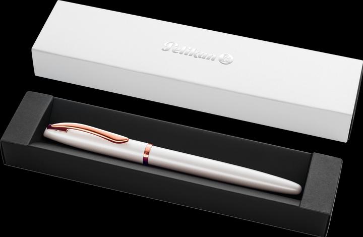 Immagine prodotto Pelikan Penna stilografica Jazz Noble Elegance P36 Madreperla Bianco Scatola pieghevole (Blu, Azzurro, 1 x)