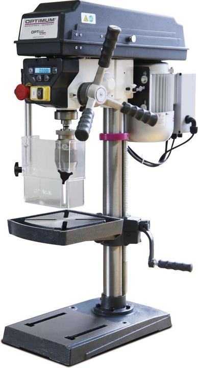 Optimum Perceuse d'établi et sur colonne avec entraînement par courroie trapézoïdale D 17Pro SET 230V