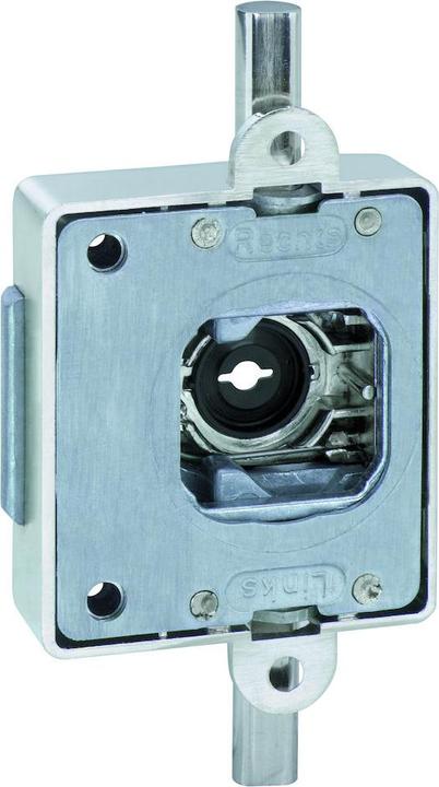 Image du produit Junie ASS 7781 Serrure à espagnolette à cylindre Distance de perçage 30 mm, zamak nickelé