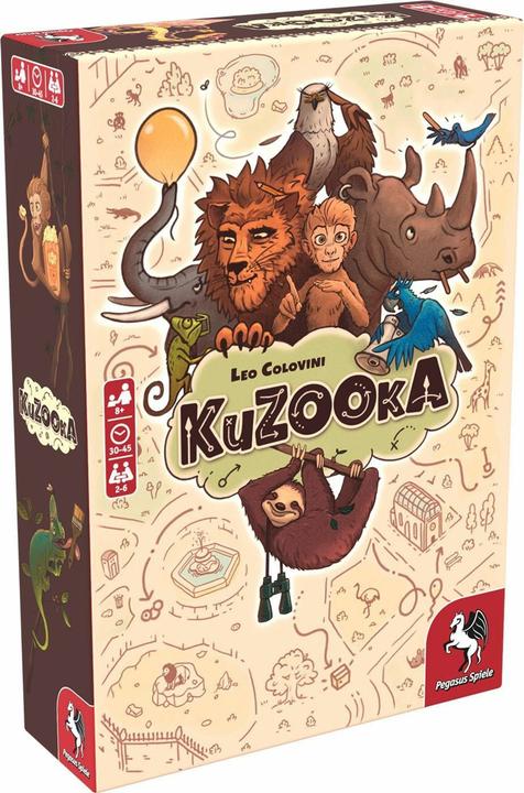 Produktbild Pegasus 51230G - KuZOOka, Brettspiel, für 2-6 Spieler, ab 9 Jahren (DE/EN-Ausgabe) (Englisch)